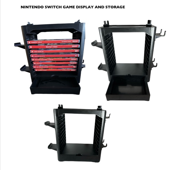 Nintendo Switch Console with Red and Blue Joy-Con and Accessories - Picture 6 of 14